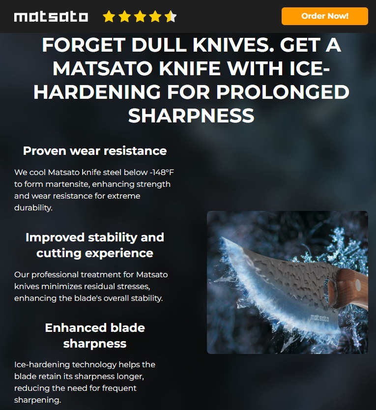 Matsato Knife Review: Scam or Legit? Real Customer Complaints & Analysis